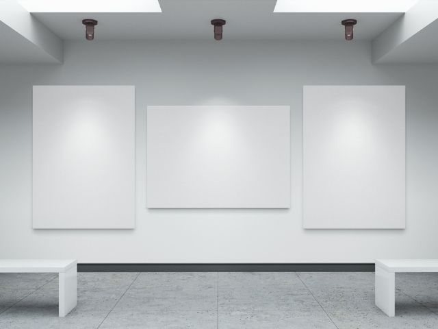 白い美術館の画像