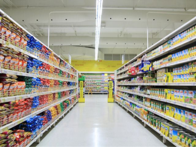 スーパーマーケットの画像