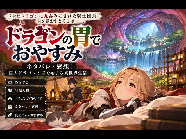 ドラゴンの胃でお休みのネタバレ感想記事のアイキャッチ画像